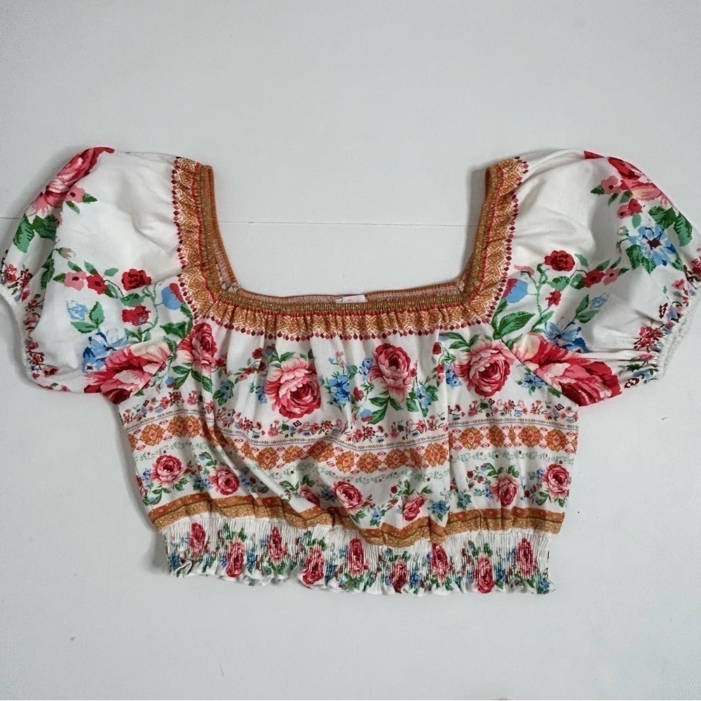 Pink Lily Memorize Floral Print Top and Short Set - Picture 6 of 16